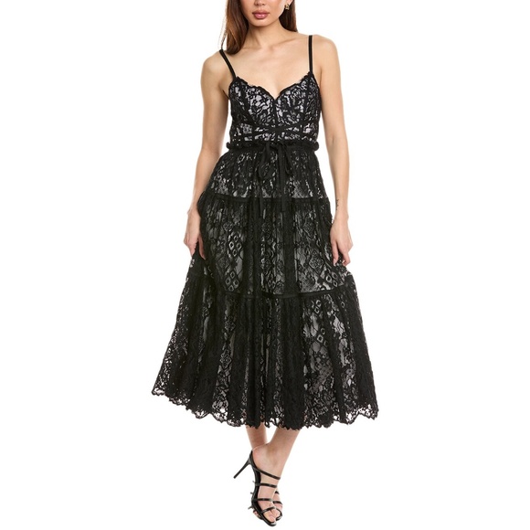 CINQ A SEPT Lana Lace Midi Dress - Size 10, NWT ($695 Retail) - Picture 1 of 8